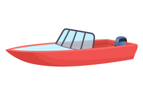 Download Motor Boat Cartoon Icon. Water Transport - Transport Collection