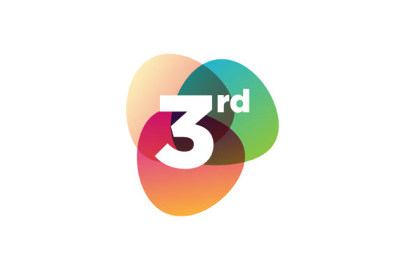 Download Number Third Logo Colorful Design Vector - Colorful design Collection