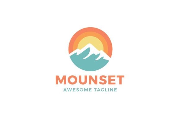 Download Mountain Sunset Logo - Premium Bundle